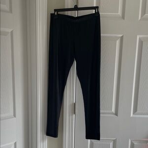 Full Tilt Classic Faux Leather Black Leggings